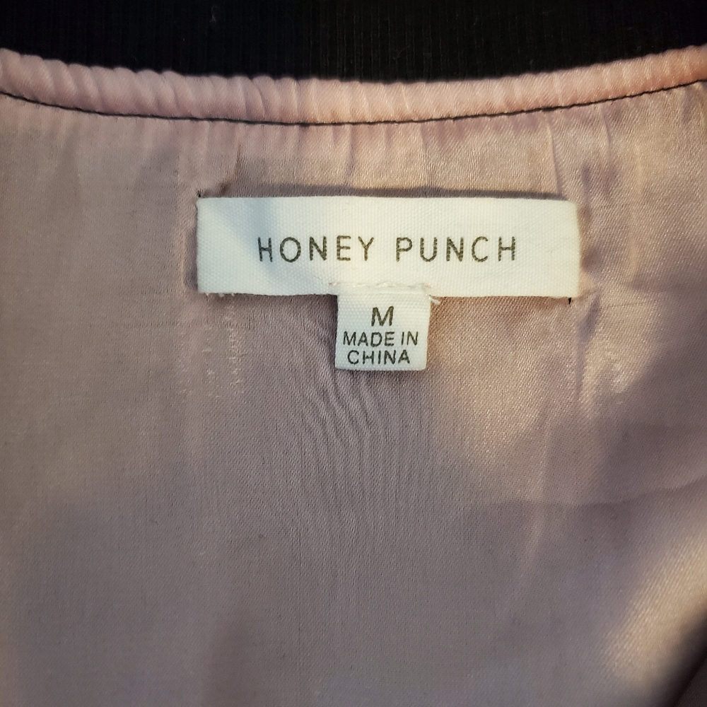 Honey Punch Floral Embroidered Jacket - Picture 4 of 6